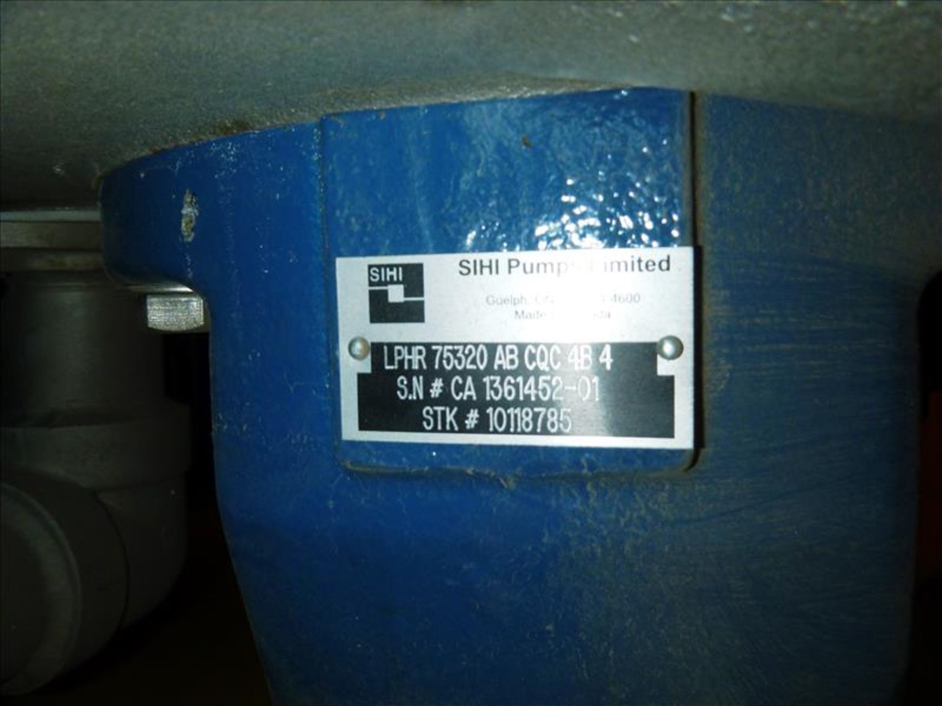 Vacuum Pump Package, SIHI, mod. TRB-710-900, ser. no. CA1361452-01, 40 hp c/w Yula heat exchanger, - Image 3 of 9