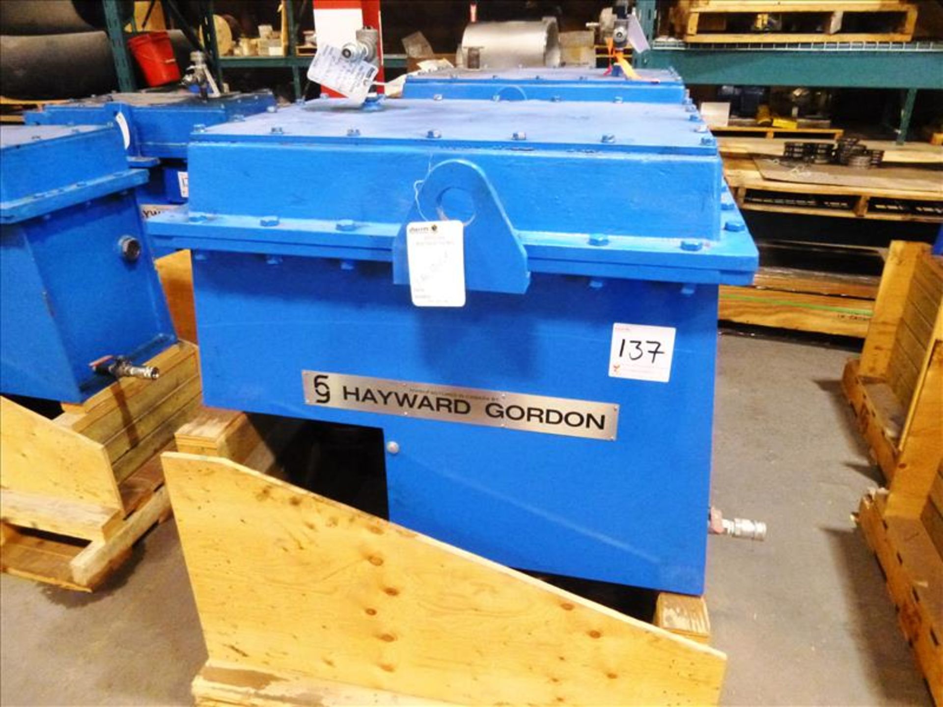 Hayward Gordon Agitator Drive Unit c/w Hayward Gordon, mod. HDM-210 Gear Reducer, ser. no. HG311458,