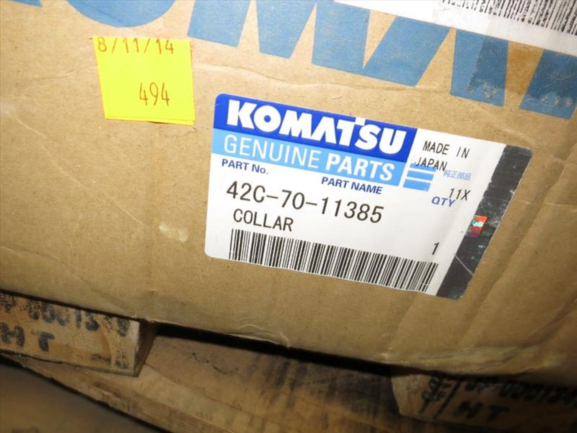 (Lot) Komatsu Hoist Collars WA1200, 42C-70-11375- Collar P60 [RACK PRE -bottom] - Image 2 of 3