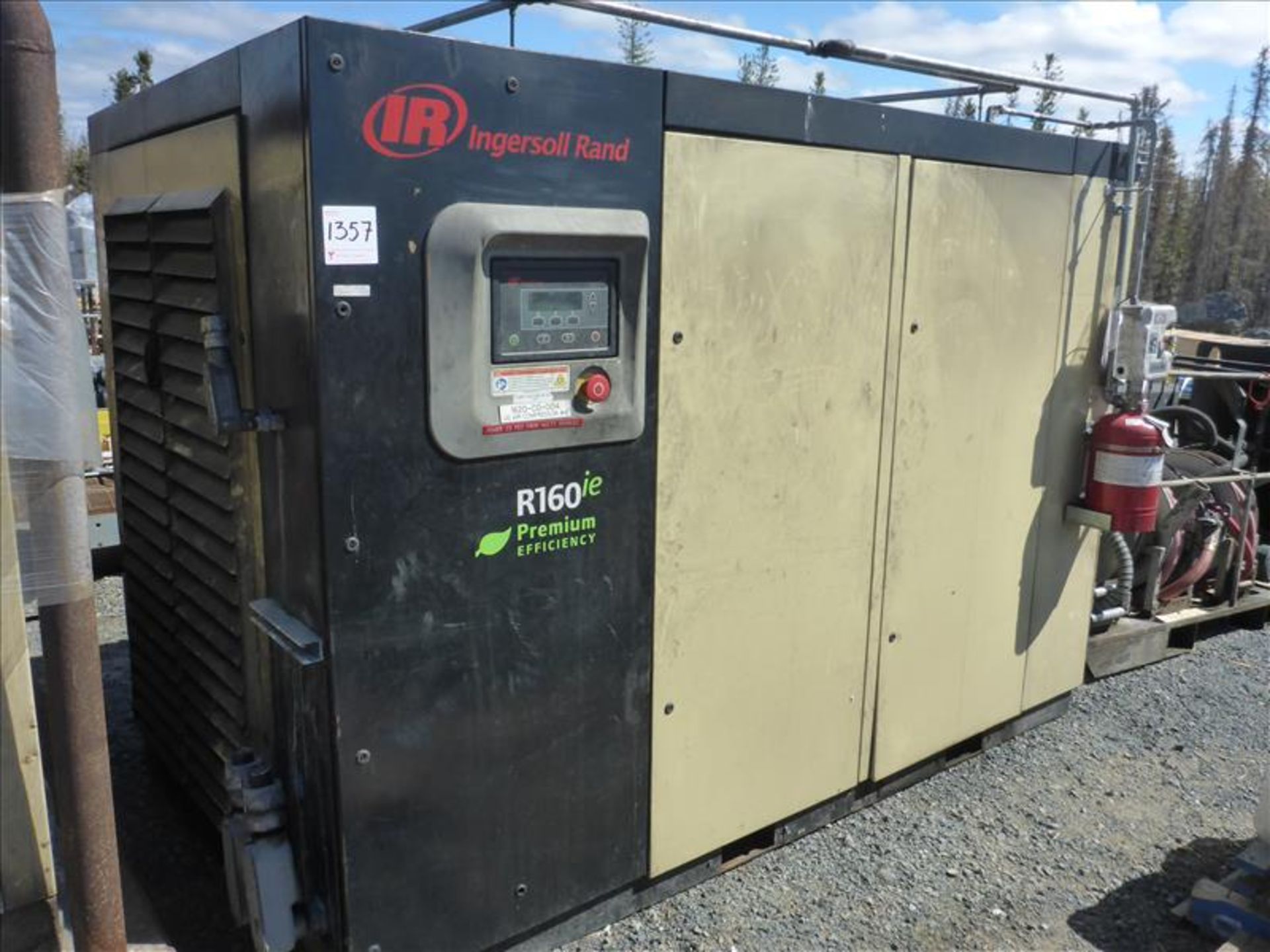 [1357] Ingersoll Rand R160IE-A125 air compressor, 200 hp
