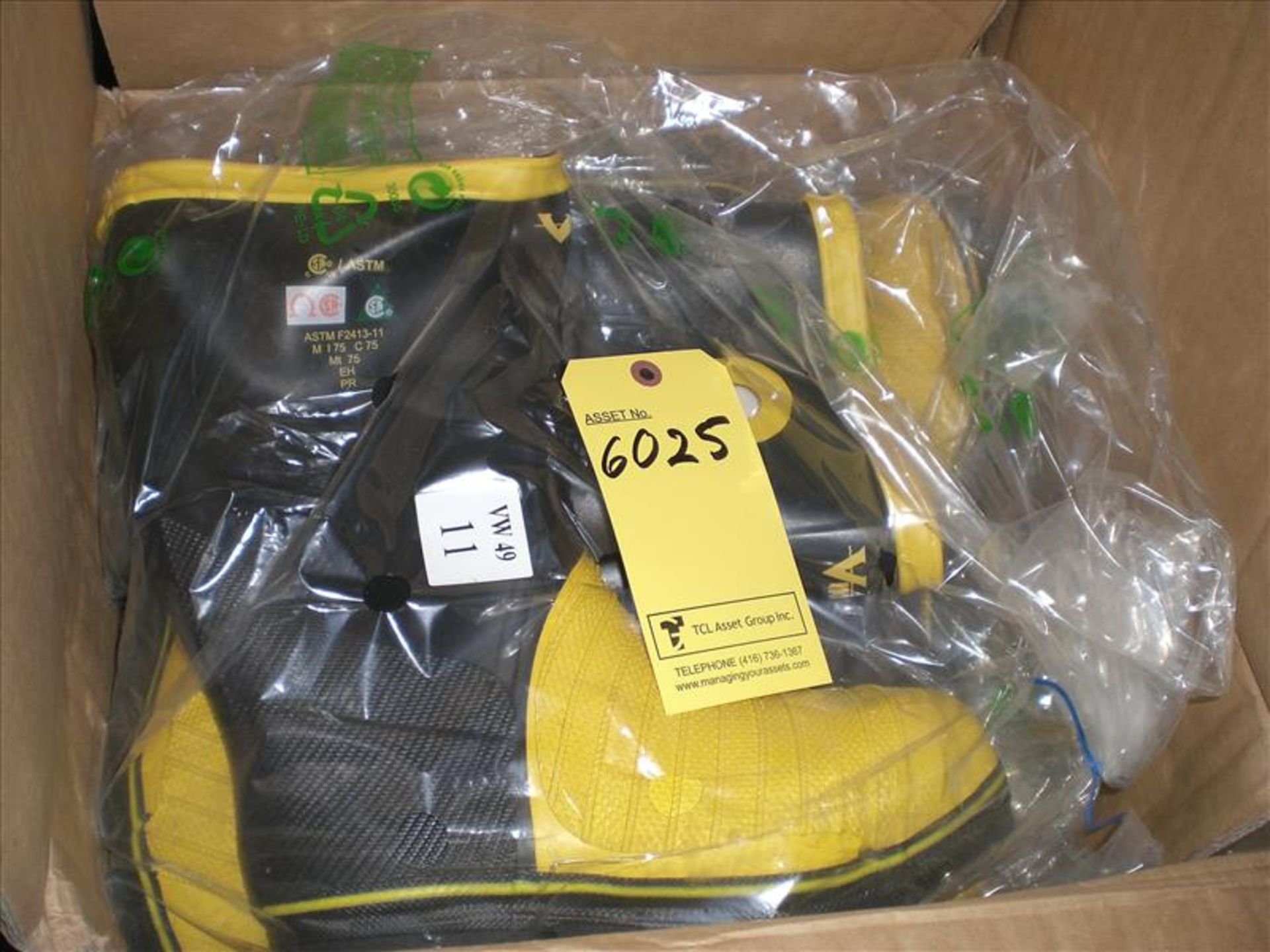 [6025] (66) BOOT RUBBER MINER SIZE 10 REF.CBVW49-10 (45) BOOT SafetyMiners49erSz 11Elec Rest (6)