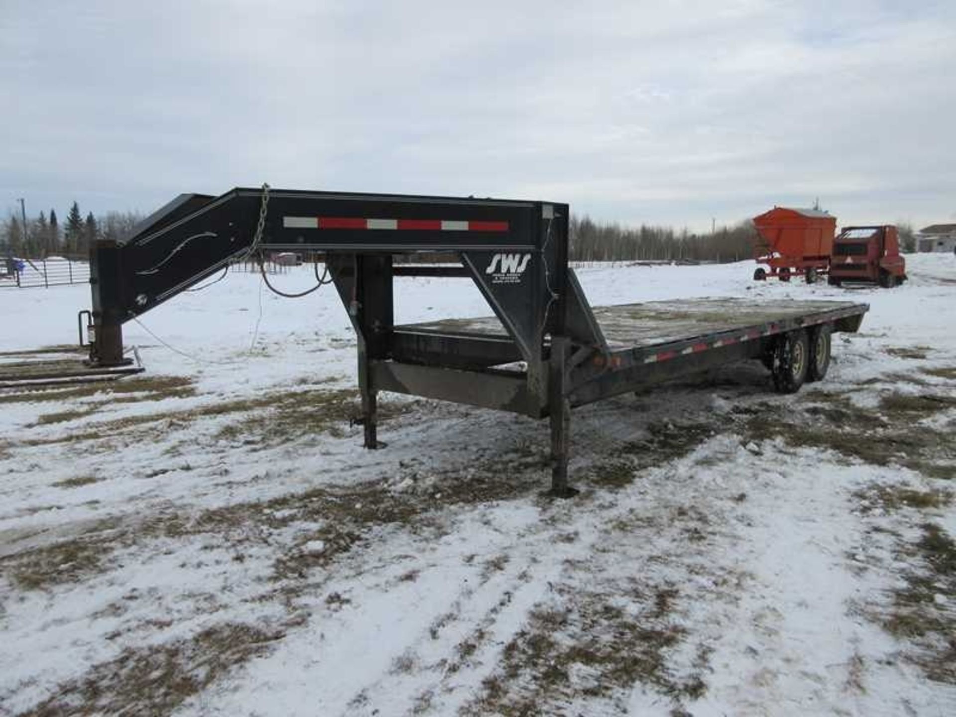 2003 SWS 24" G/N T/A Deck Trailer