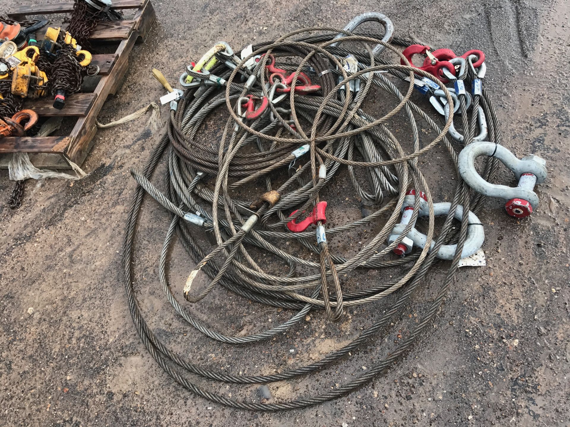 MISC QTY OF CABLE SLINGS/ RIGGING - Image 2 of 2