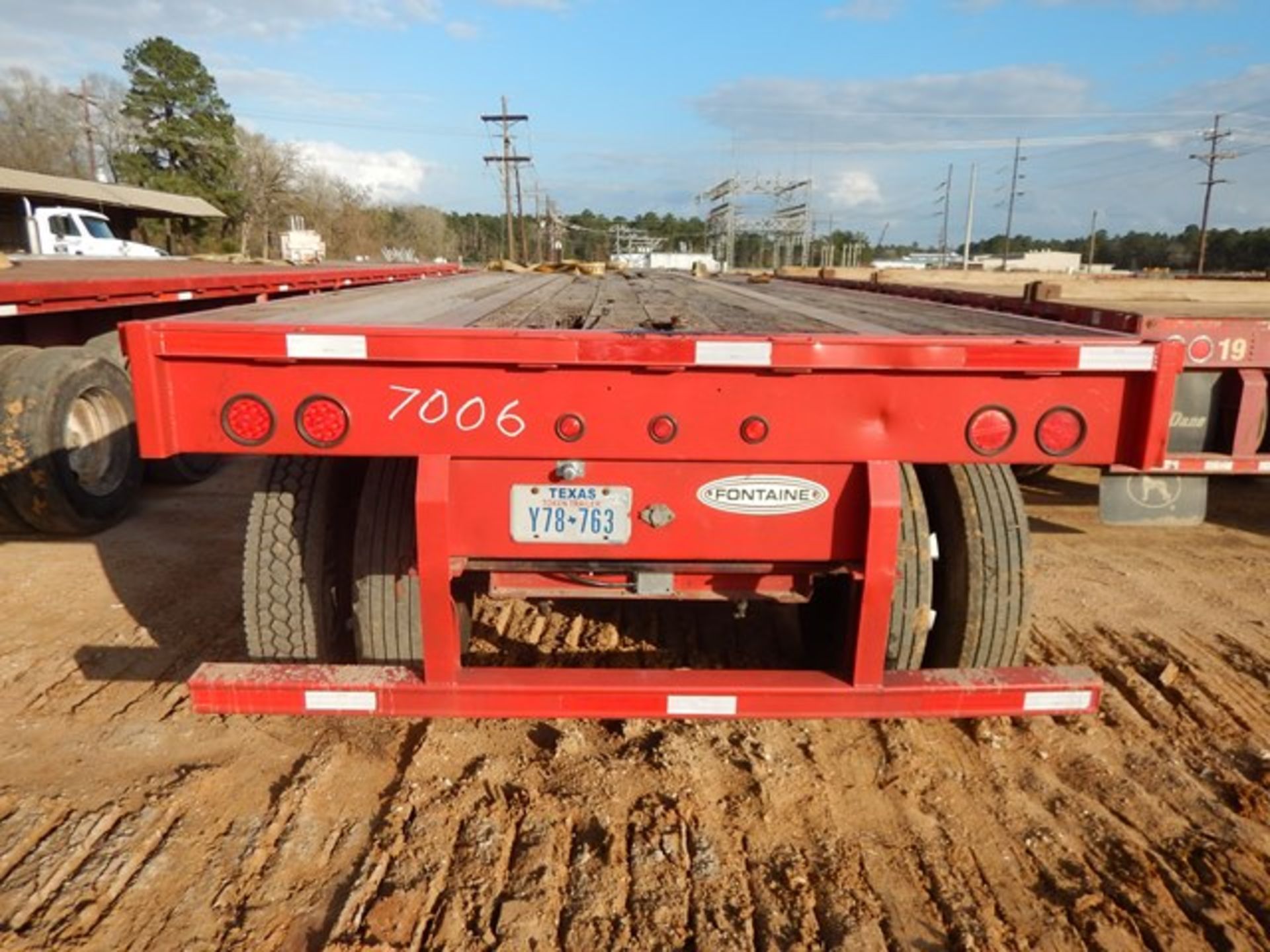 1999 FONTAINE TP-4-4880SLWK EXTENDABLE FLAT BED TRAILER - Image 3 of 23