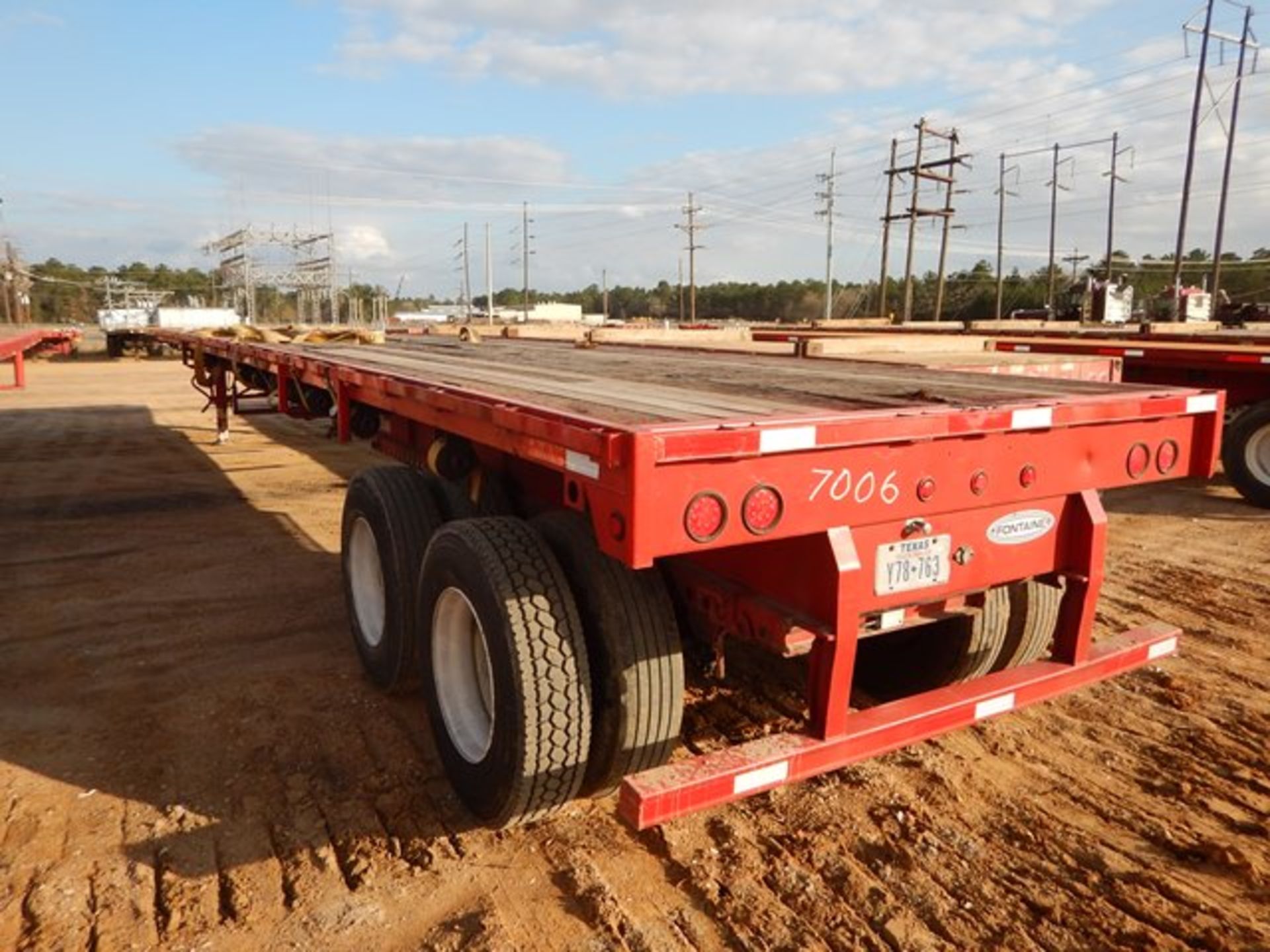 1999 FONTAINE TP-4-4880SLWK EXTENDABLE FLAT BED TRAILER - Image 2 of 23