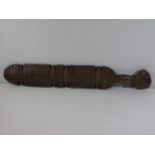 Vintage carved tribal club