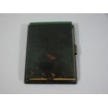 Antique tortoise shell desk note pad approx. 8" x 5"