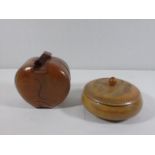 2 Wooden trinket boxes