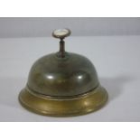 Vintage brass desk bell