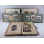 3 Vintage photo albums and contents