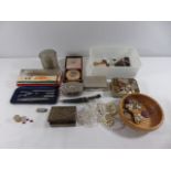 Interesting items to include harmonicas, coins etc