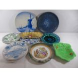 Collection of named collectors plates to include Beswick Aynsley and Poole