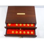 Cased collection "Our Royal Sovereigns" coins approx. 68 in total