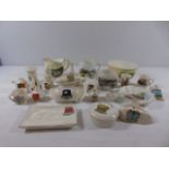Assorted crested ware to include Arcadian and Carlton approx. 23 pcs