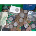 Qty of coins and a Scottish £1 note
