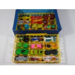 Matchbox car carry case with cars