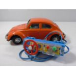 Vintage remote control Beatle car