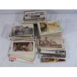 Box of assorted postcards