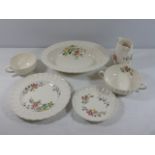 Box of Spode tea and dinner ware