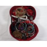 Assorted costume jewellery