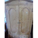 Antique French pine armoir