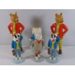 6 figures for the Rupert Bear series