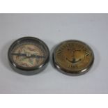 Pocket compass marked Stanley London