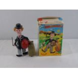 Vintage boxed vagabundo toy by Boman