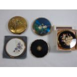 5 vintage compacts to include Stratton