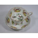 Royal Sutherland tea ware 8 cups and saucers in Asiatic Pheasant pattern