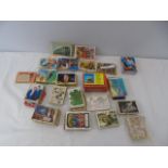 Assorted collectors cards to include Star Wars, Batman and Thunderbirds