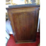 Antique oak corner wall cabinet