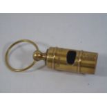 Brass whistle stamped White Star Line