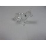 Swarovski figure of a German shepherd dog complete with box