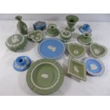 Qty of various Wedgwood jasper ware