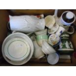 2 Boxes of various mixed china