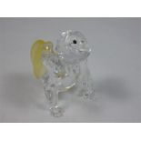 Swarovski figure of a chimp complete with box