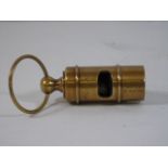 Brass whistle marked Titanic