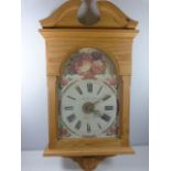 Vintage style pine framed kitchen clock
