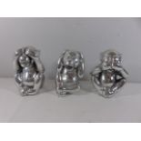 3 Wise monkey money boxes