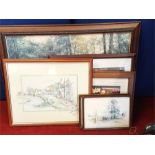 6 Various framed pictures & prints