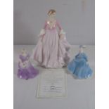 3 Coalport ladies, Ann, Lorna plus Perfect moments Ltd 1589/7500