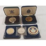 5 Various collectors coins - RAF, Space etc