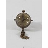 Miniture tassel ball clock