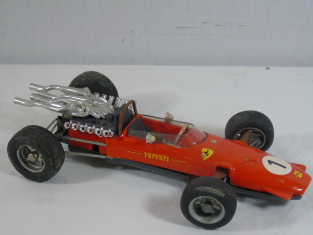 Vintage model Ferrari racing car