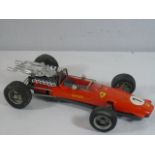 Vintage model Ferrari racing car