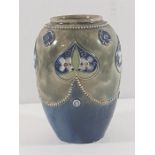 Royal Doulton Lambeth vase with art nouveau decoration