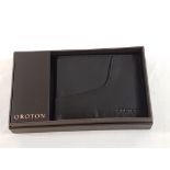Oroton mens leather wallet complete with box