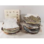 Royal Doulton collections plates to include Good Companions, The Counrtyside Remembered and Old