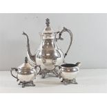 3 Piece silver plated coffee set by F.B Rogers silver Co.